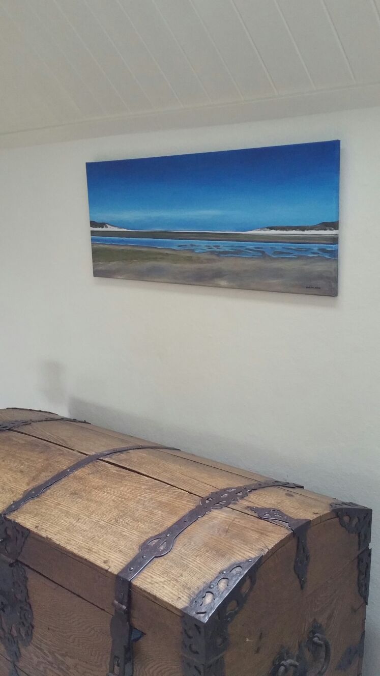 Schilderijen De Slufter van Texels beeldend kunstenaar Angelina Stiehl