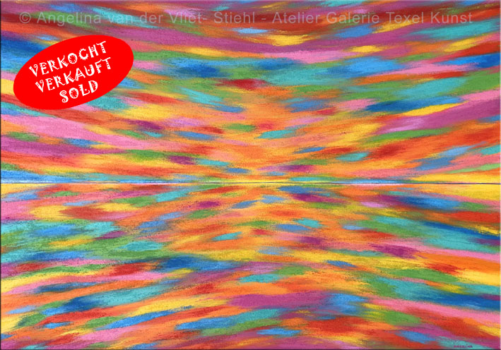 Gemaelde Kraft der Farbe Texel von Kuenstlerin Angelina Stiehl